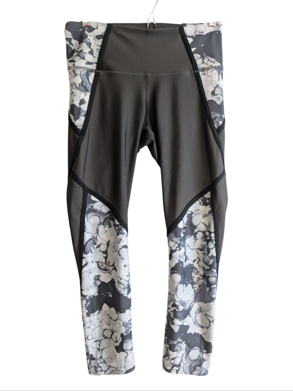 UNDER ARMOUR women's M Edgelit Print Crop Compression Leggings
